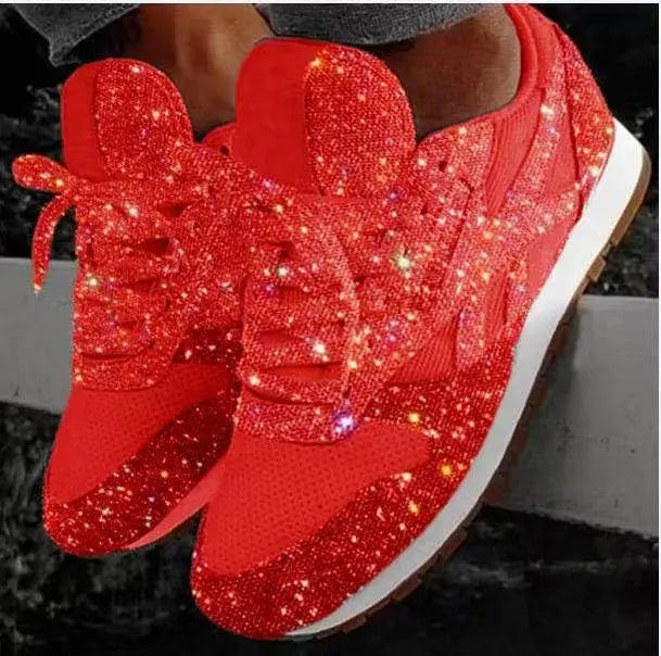 Casual Glitter Shoes With Sequins