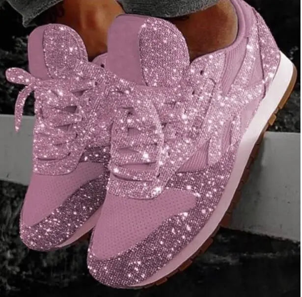 Casual Glitter Shoes With Sequins