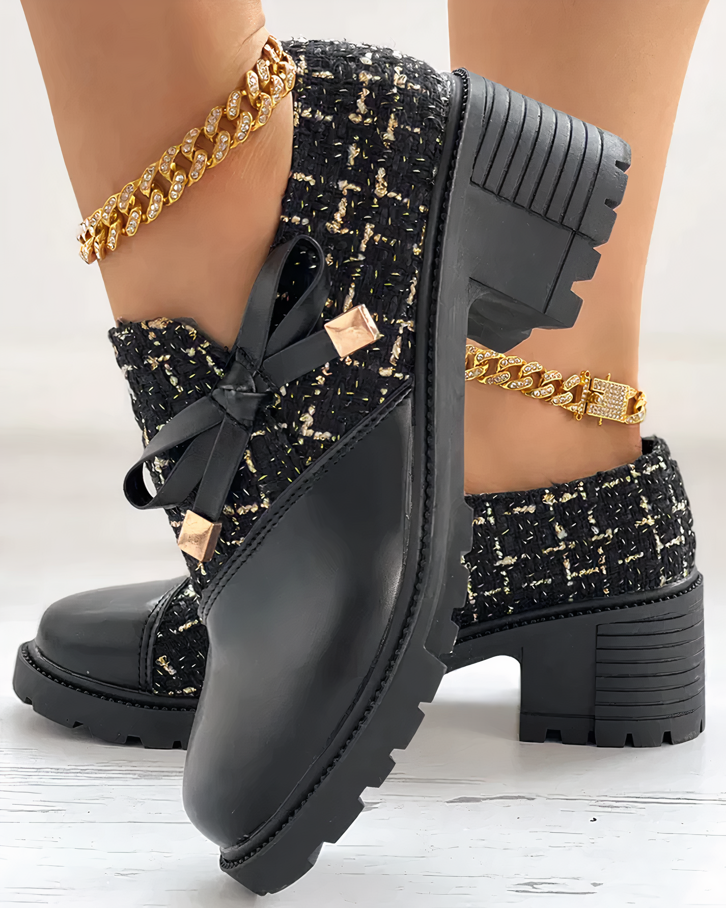 Thick Heels With Point