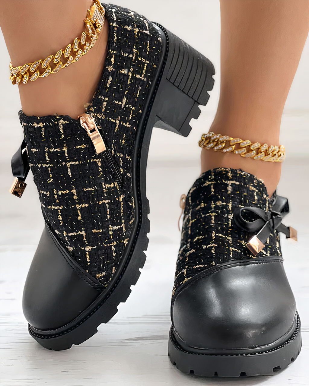 Thick Heels With Point