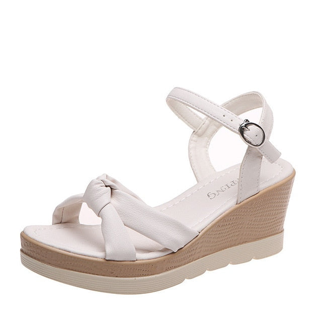 Elegant Sandals With Knotted Straps for Women