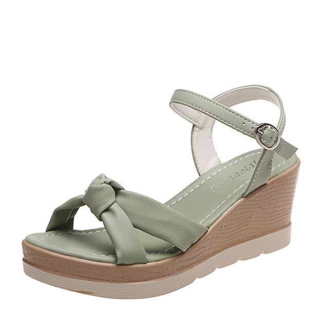 Elegant Sandals With Knotted Straps for Women