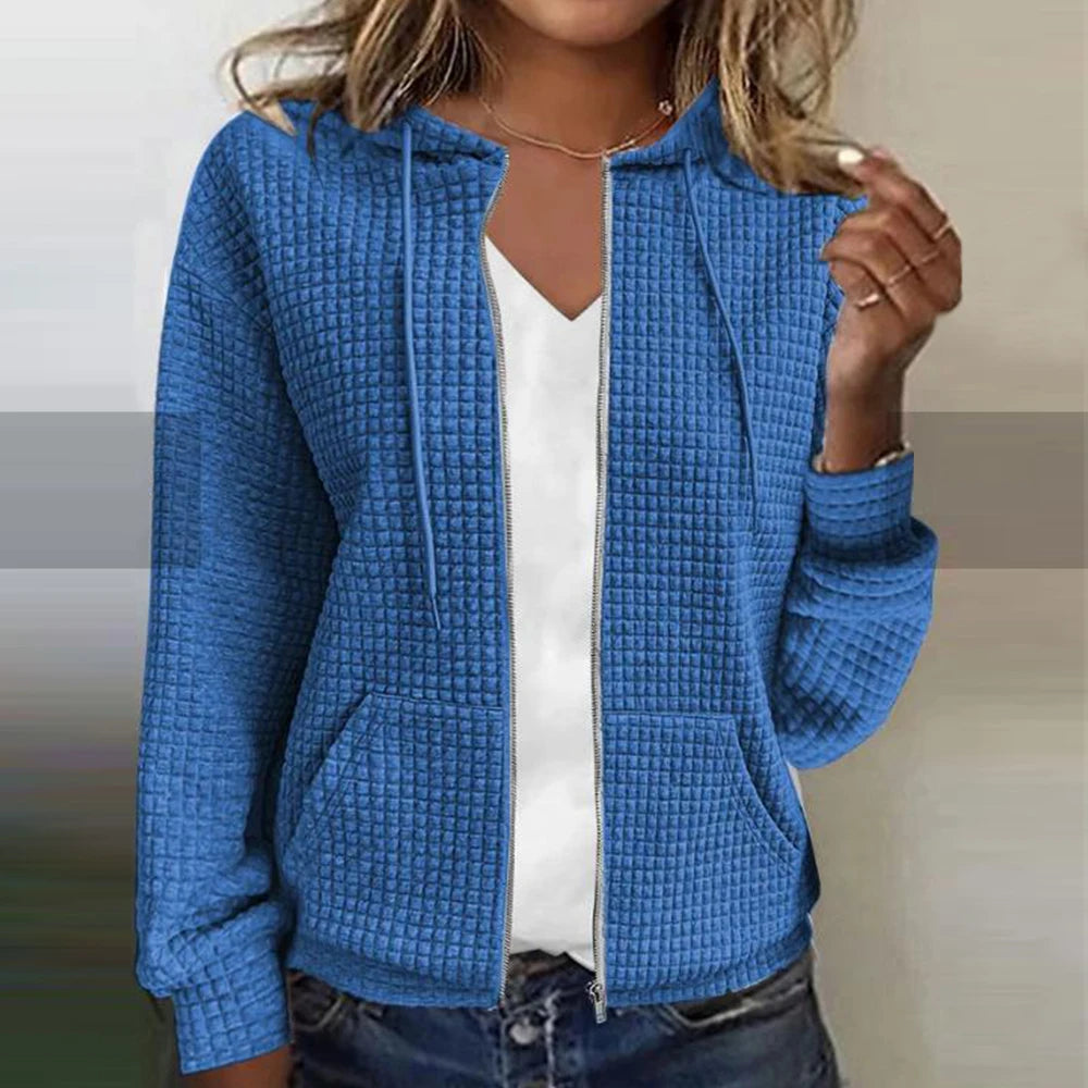 Lysse | Sweatshirt with hood and zipper for women