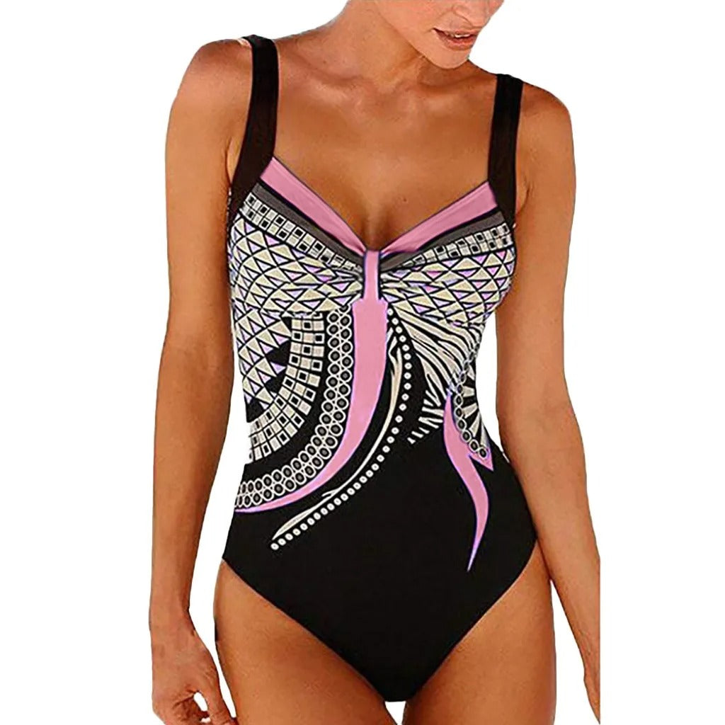 Swimsuit With Graphic Print