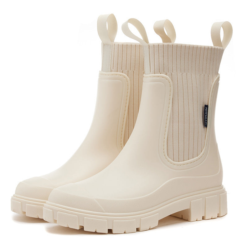 Rain boots - Waterproof with anti-slip sole, Perfect for rainy weather