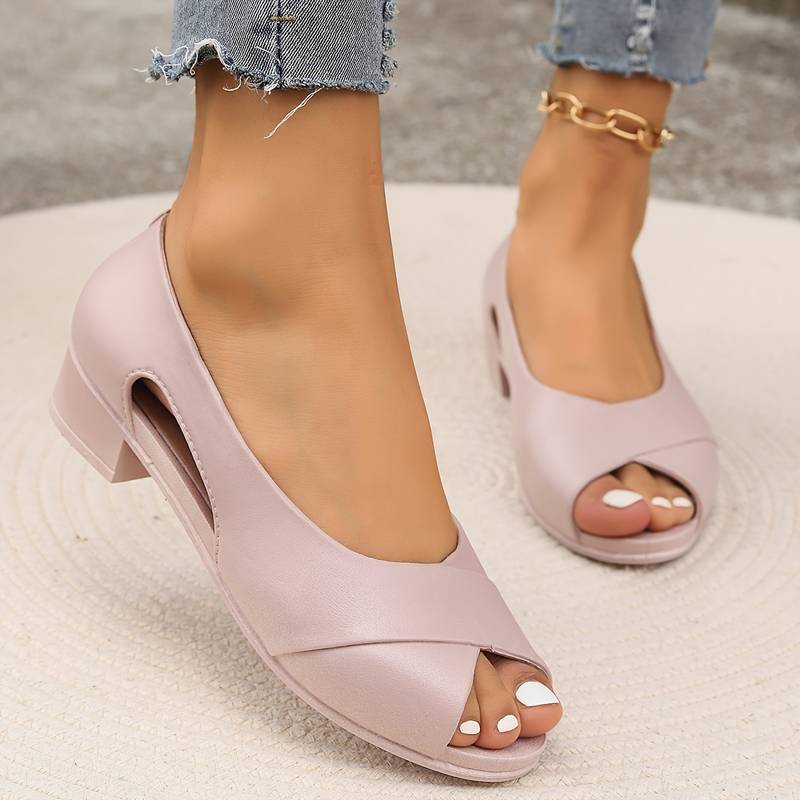 Elegant Comfort Heeled Sandals
