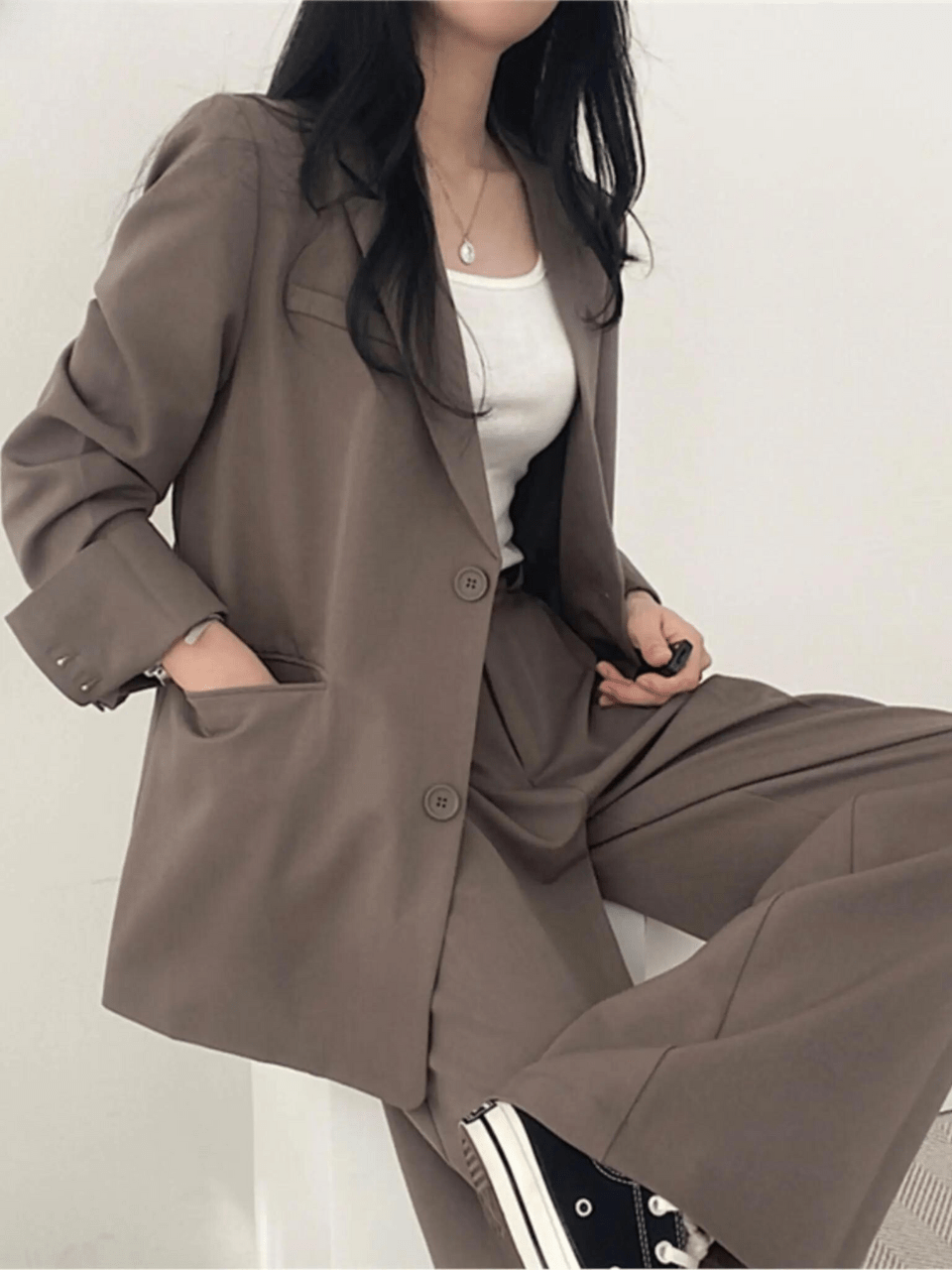 Two-piece women's suit trousers suit women's casual suit
