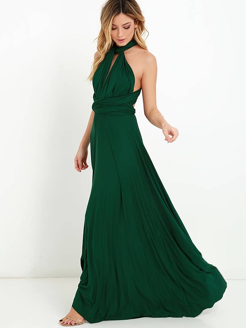 Elegant Convertible Maxi Dress
