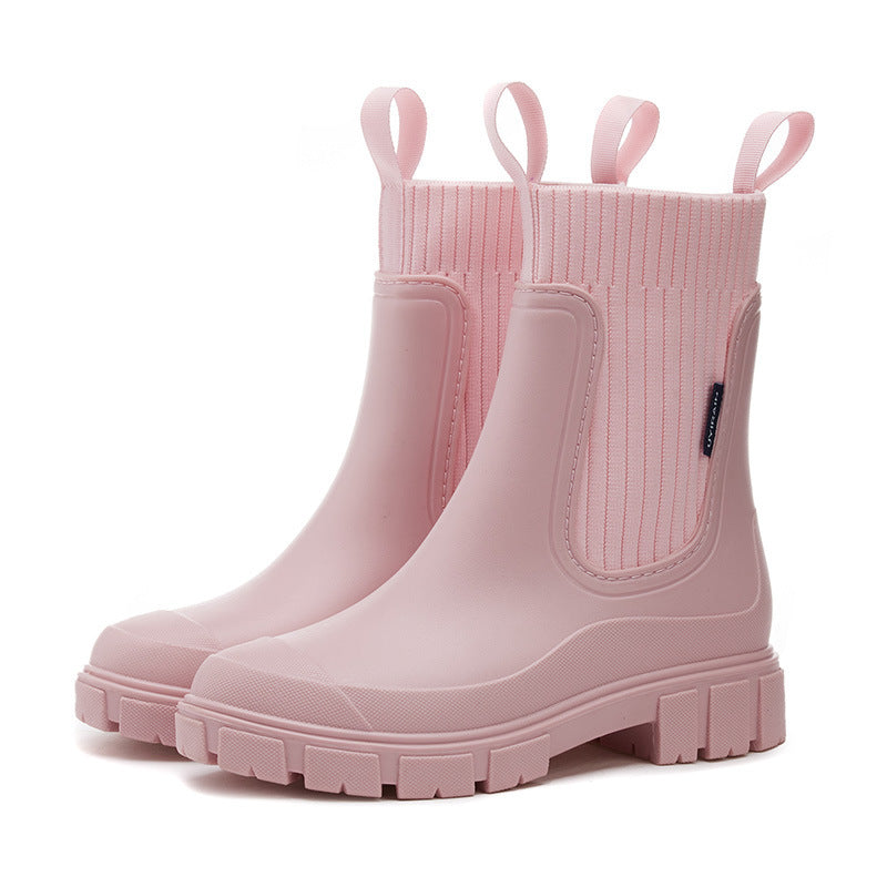 Rain boots - Waterproof with anti-slip sole, Perfect for rainy weather