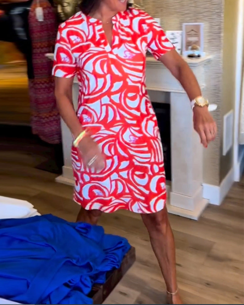 Printed Casual Dress