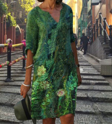 Stylish and Cozy Linen Dress