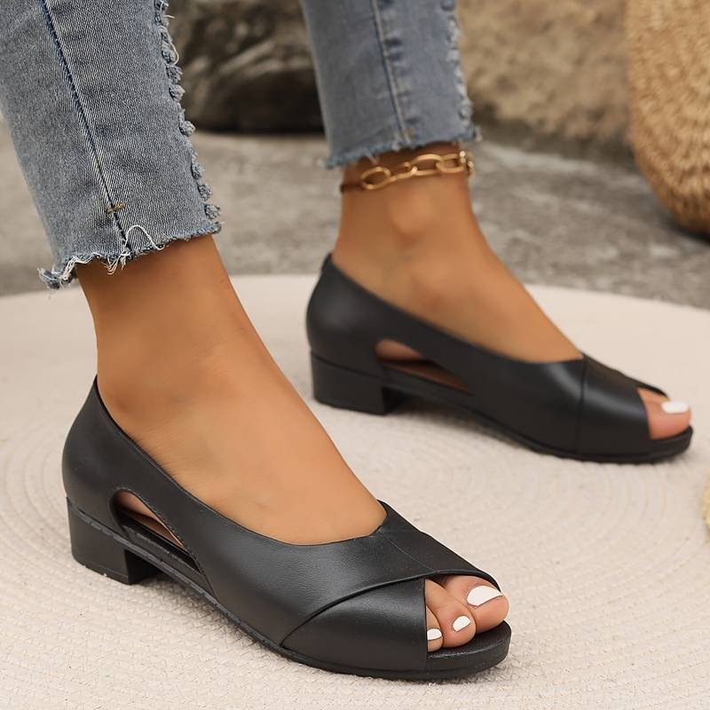 Elegant Comfort Heeled Sandals