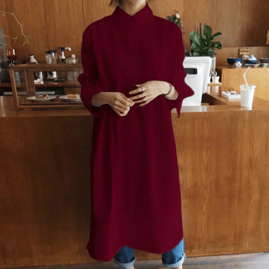 Oversized Shirt Dress