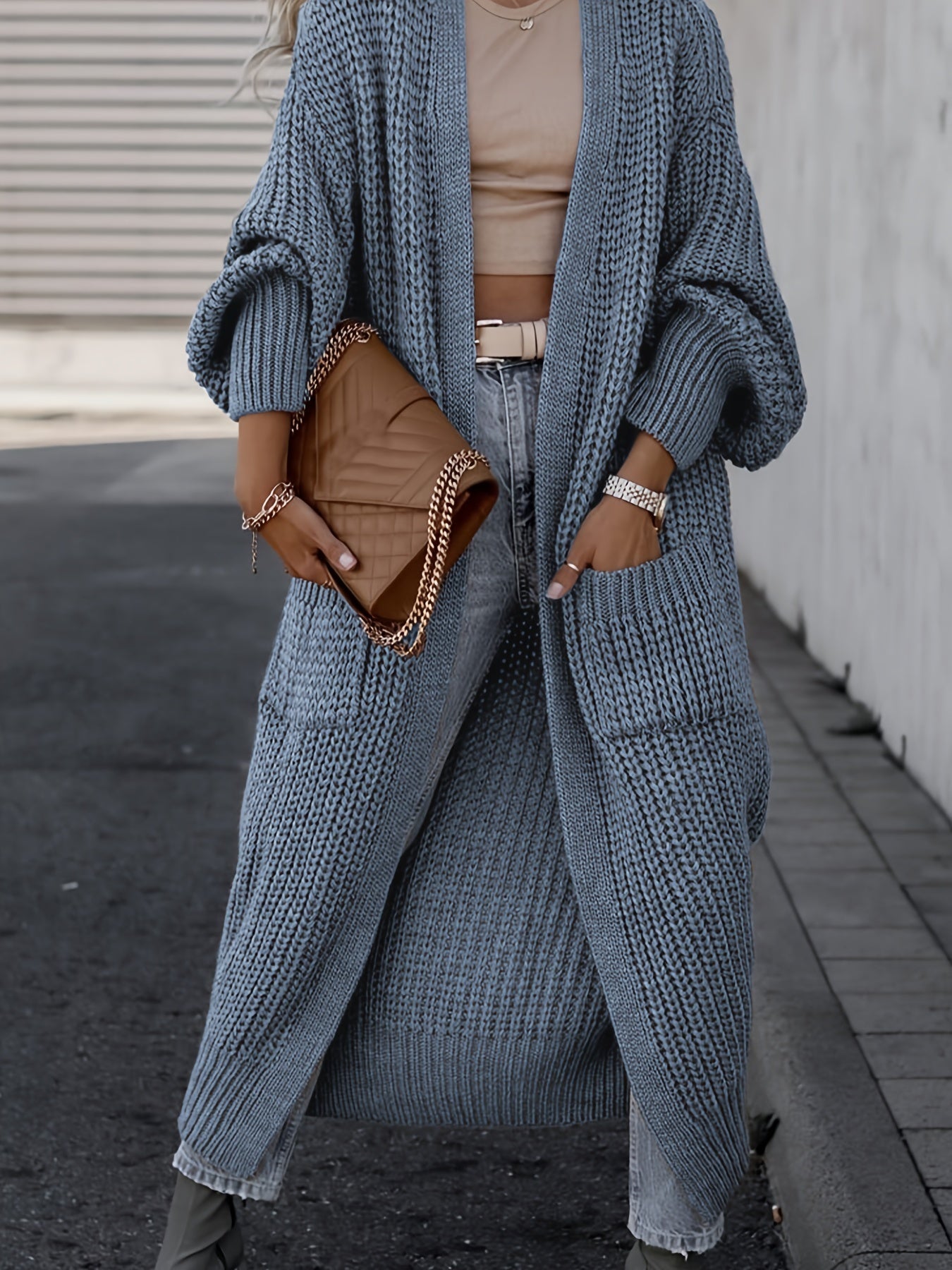 Ww Wool Knit Cardigan With Pockets for Women Perfect for Everyday Life