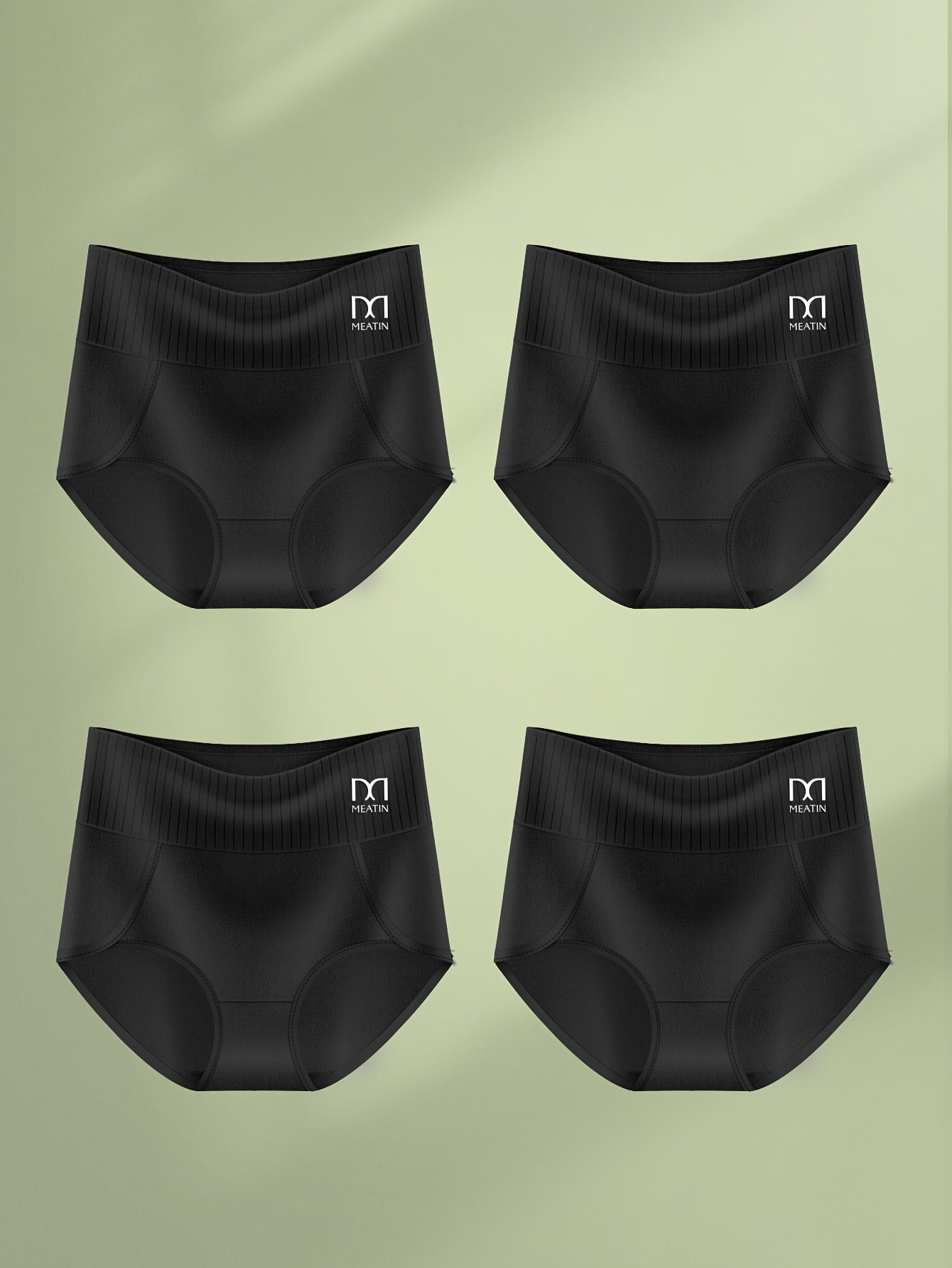 Breathable & Comfortable High-Waisted Briefs with Belly Support
