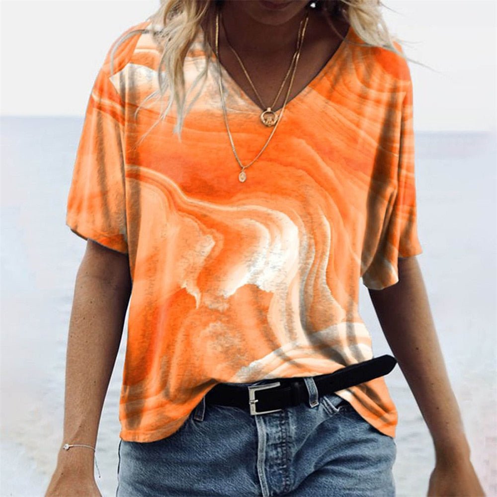 Carnaleoriginal Ladies T-Shirt In Boho Style