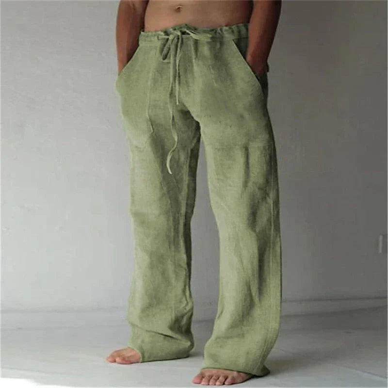 Men's Baggy Linen Pants