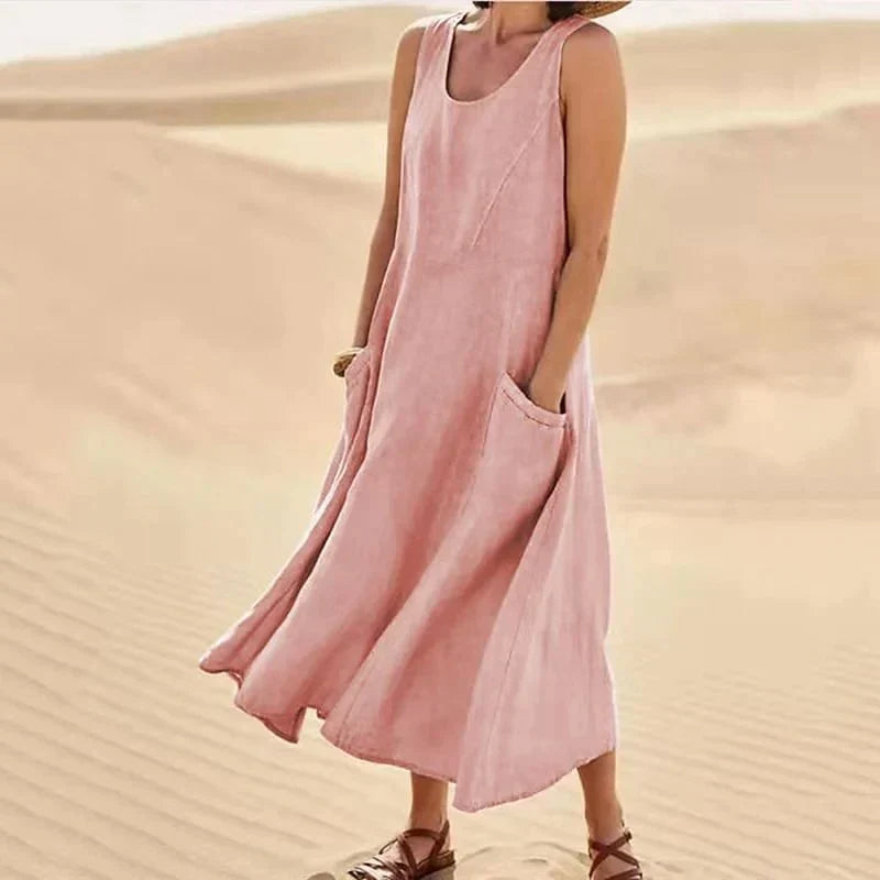 Linen Spring Dress
