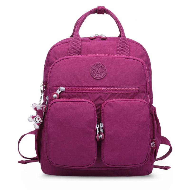 Fashion Women Waterproof Nylon Lightweight Backpack