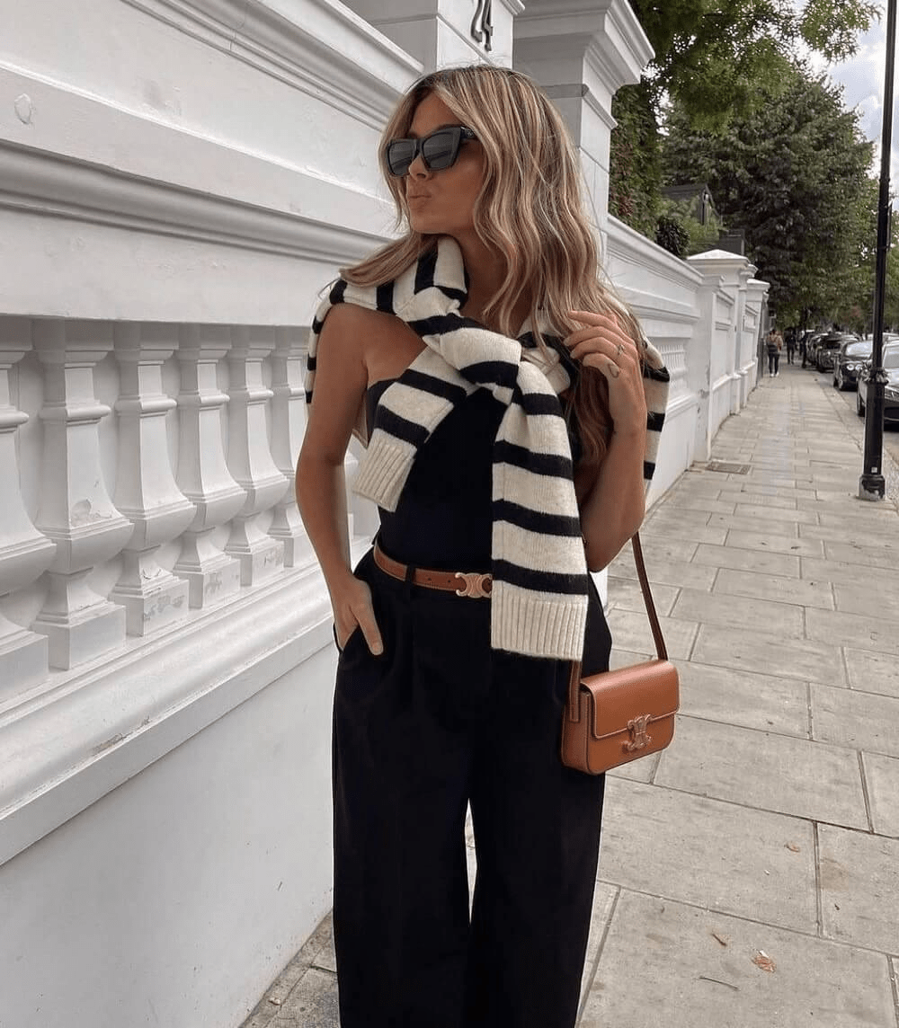 Refined Designer Belt with Golden Accent