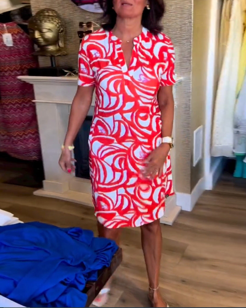 Printed Casual Dress