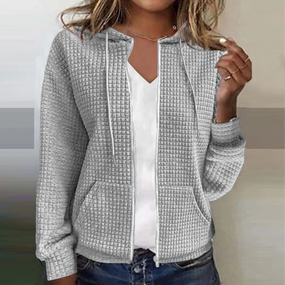 Lysse | Sweatshirt with hood and zipper for women
