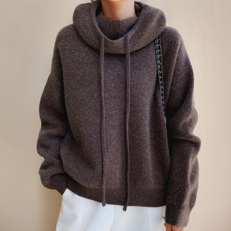 Bestseller Merino Turtleneck Sweater for Women - Edeltraud