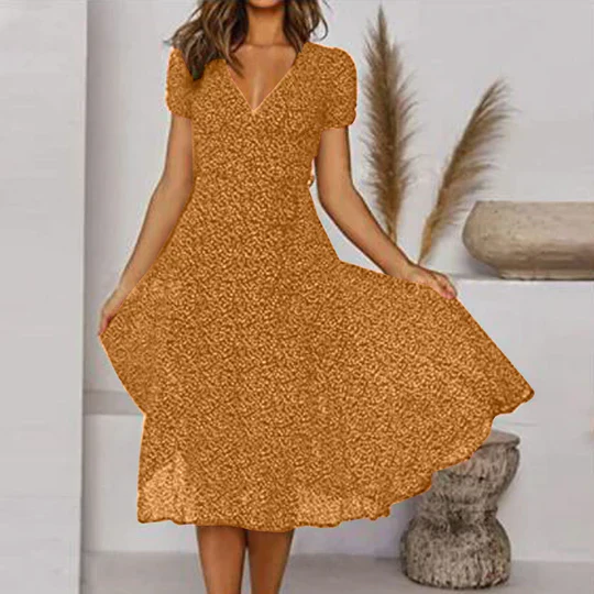 Airy Midi Dress Summer Style