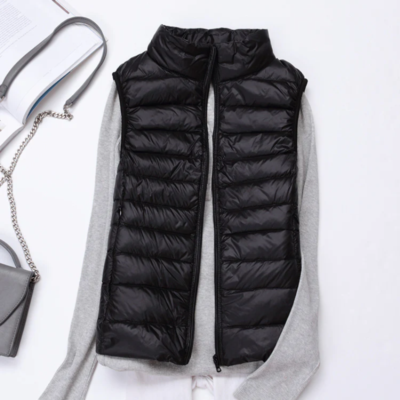 Women's Lightweight Quilted Jacket Sleeveless Vest