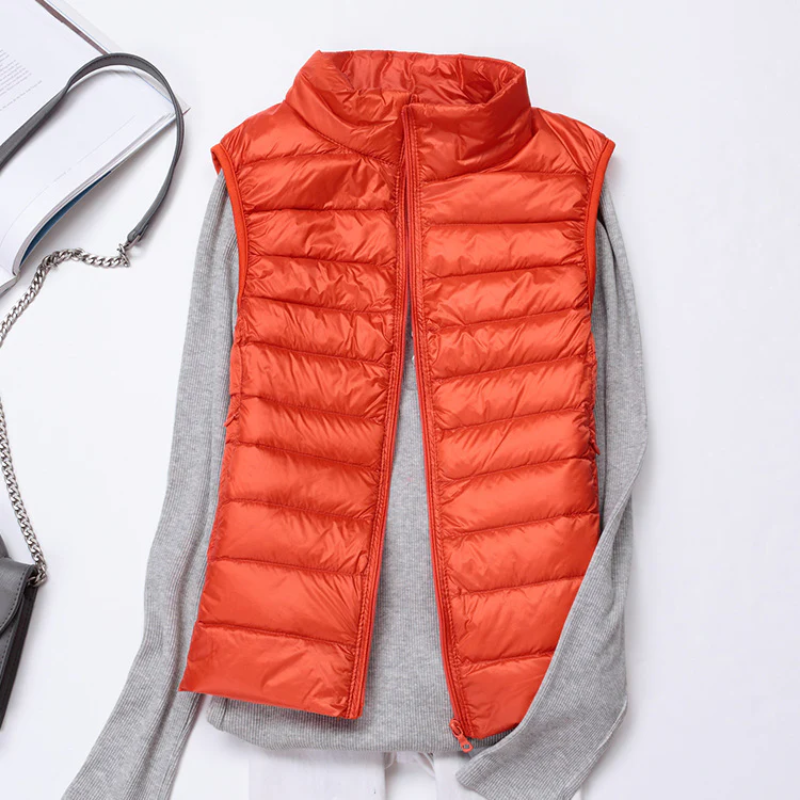 Women's Lightweight Quilted Jacket Sleeveless Vest