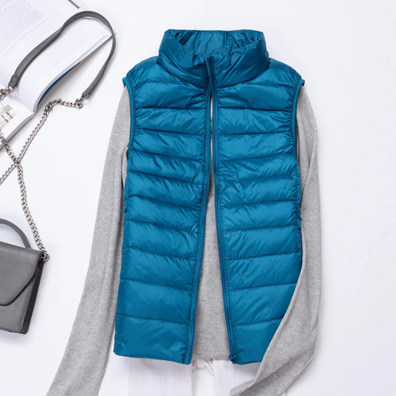 Women's Lightweight Quilted Jacket Sleeveless Vest