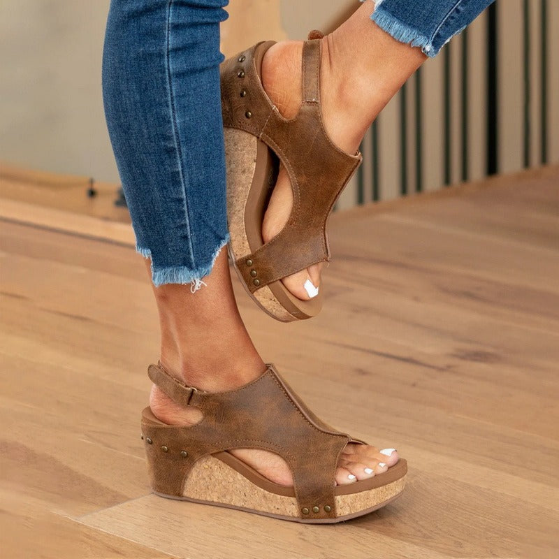 Summer Sandals Made Of Leather