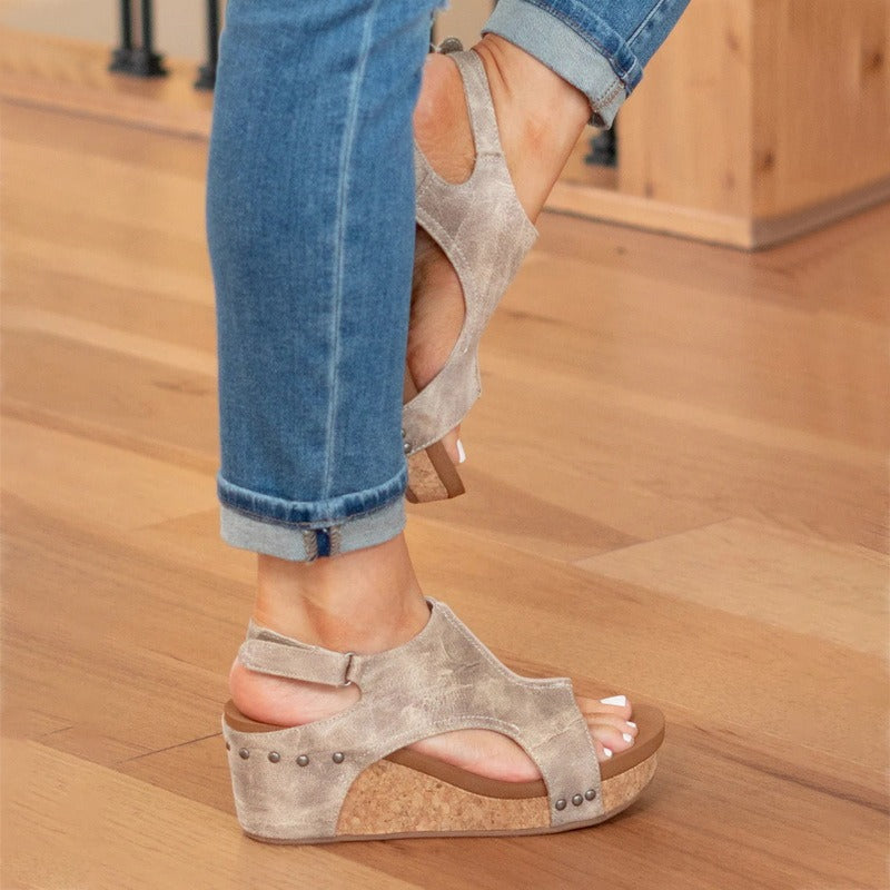 Summer Sandals Made Of Leather