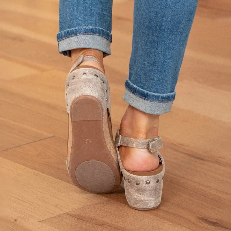 Summer Sandals Made Of Leather