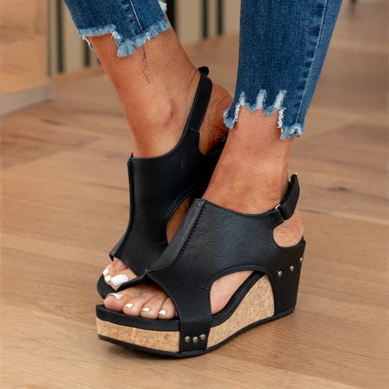 Summer Sandals Made Of Leather