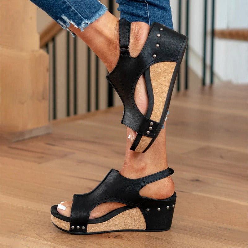 Summer Sandals Made Of Leather
