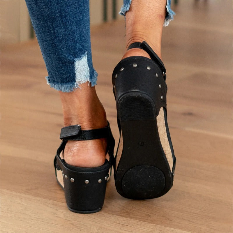 Summer Sandals Made Of Leather