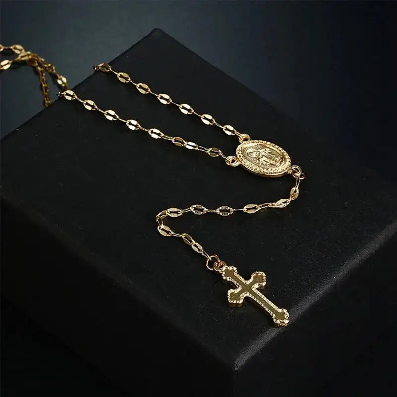 Elegant Rosary Necklace for Women