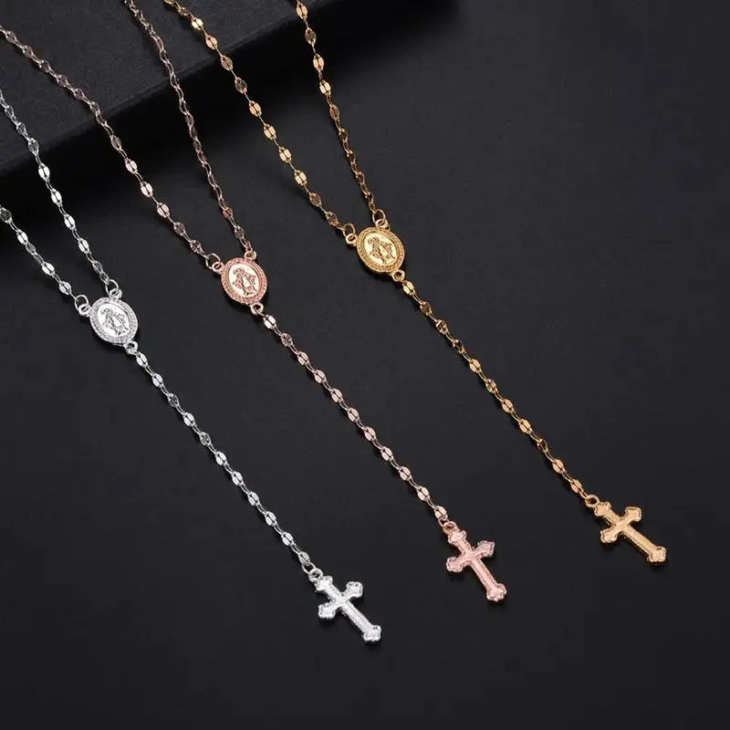 Elegant Rosary Necklace for Women