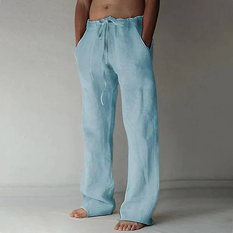 Men's Baggy Linen Pants