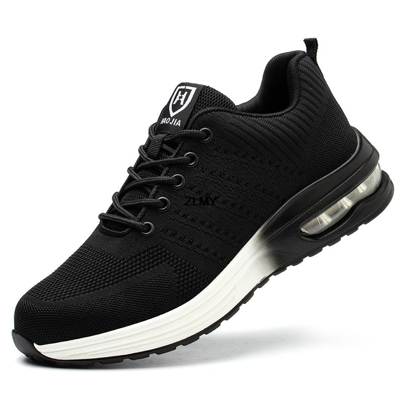 Non-slip Green-Black Safety Shoes