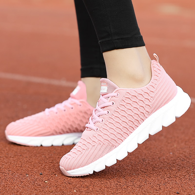 Light Ankle-high Sneakers With Slip-resistant Sole and Breathable Wearing Comfort