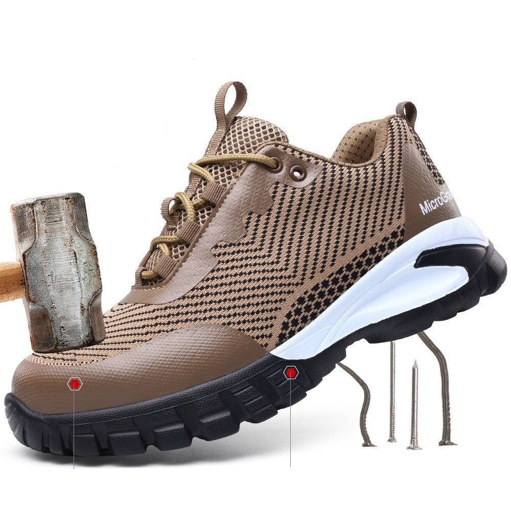 Light Waterproof Black Safety Shoes