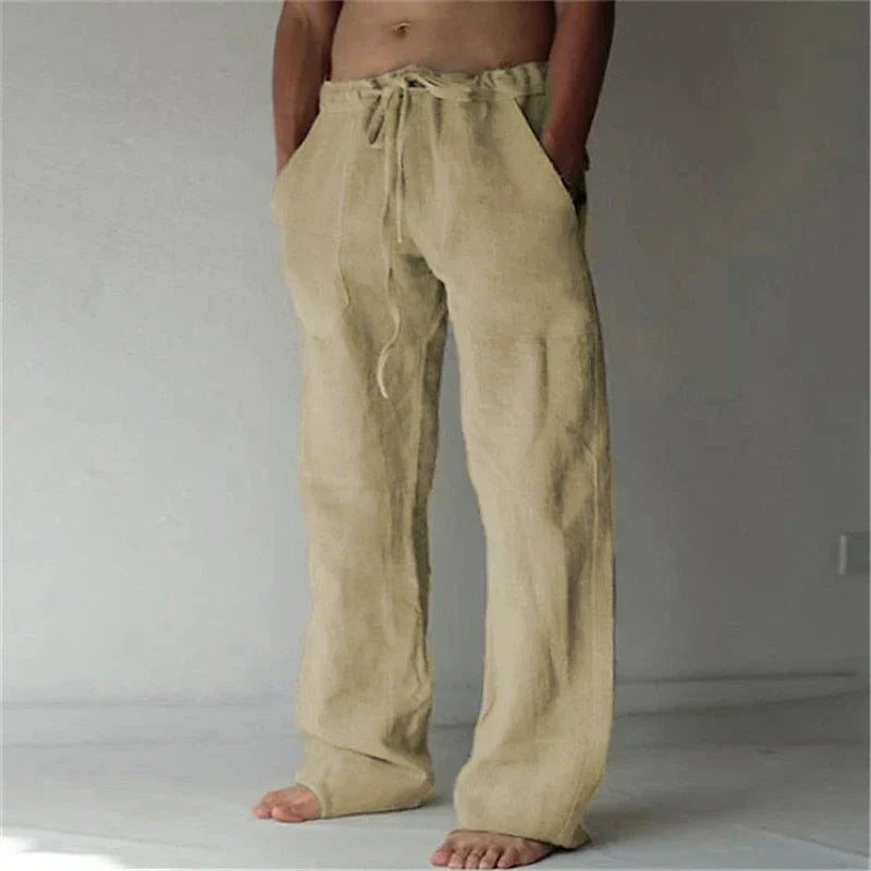 Men's Baggy Linen Pants
