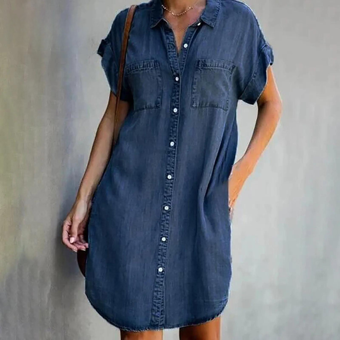 Elegant Denim Dress
