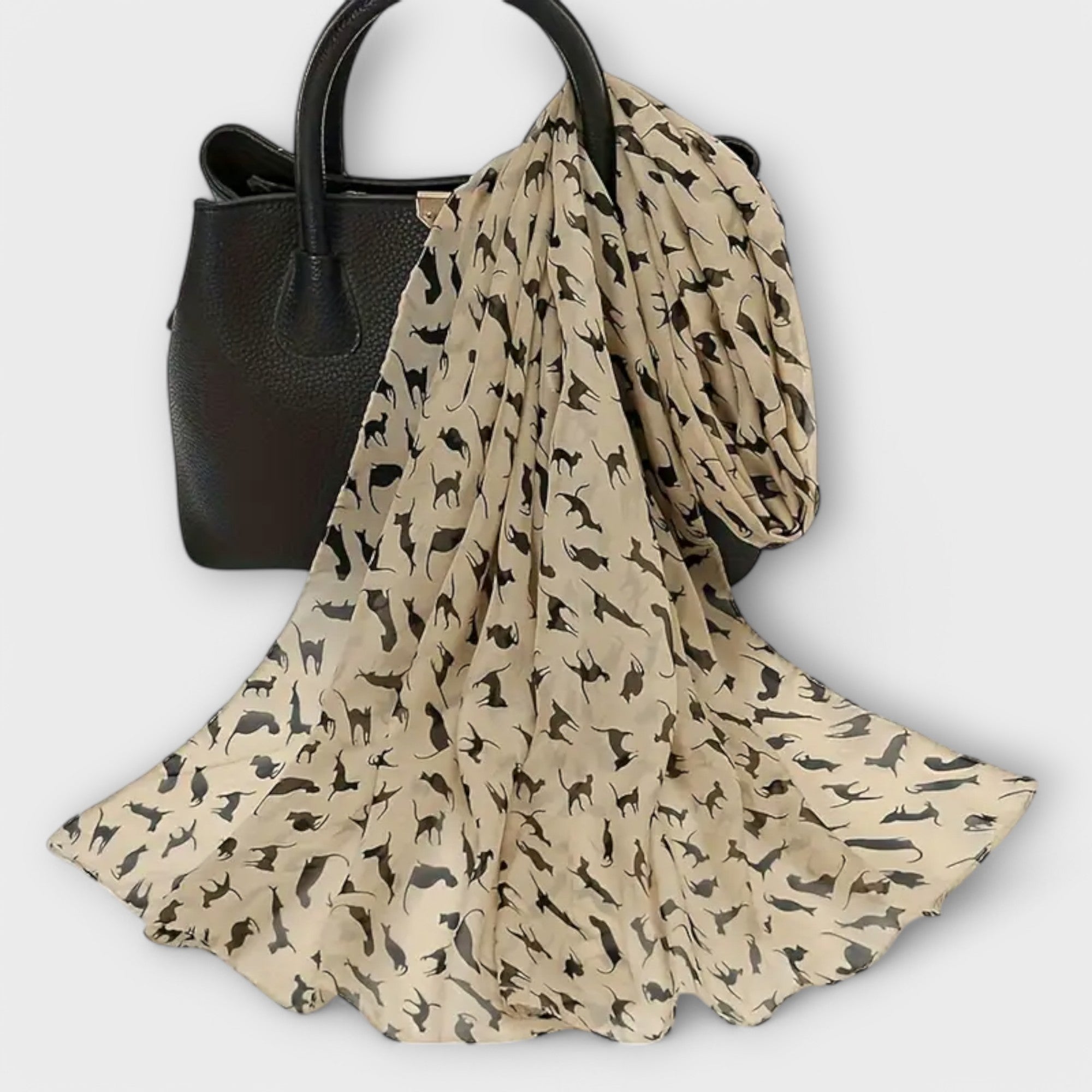 Leopard Chiffon Scarf