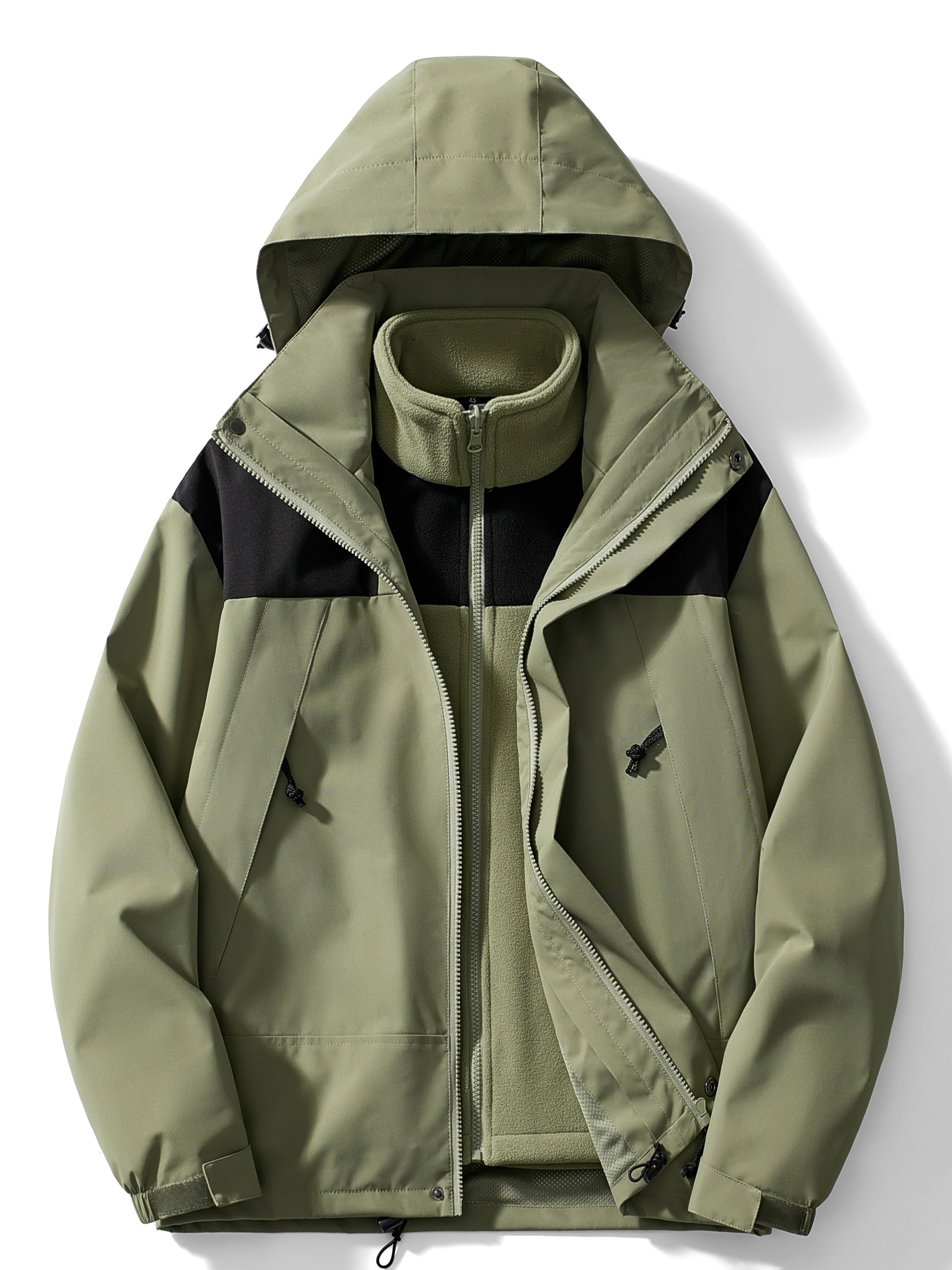 Lysse Fashion | 3-in-1 Fleece Winter Jacket with Hood for Women