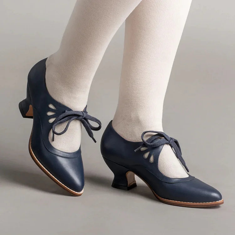 Edwardian Leather Shoes For Women