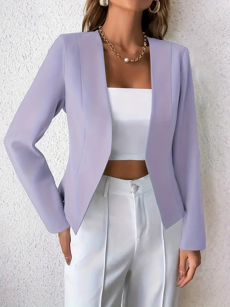 Lysse | Stylish blazer with open front and long sleeves