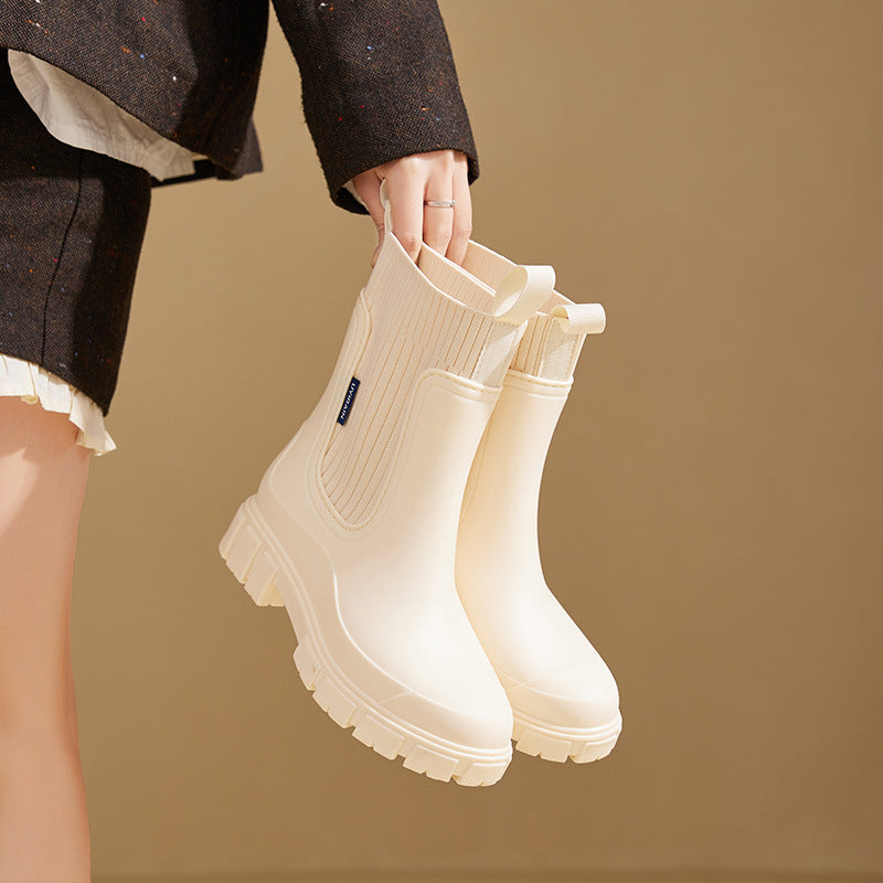 Rain boots - Waterproof with anti-slip sole, Perfect for rainy weather